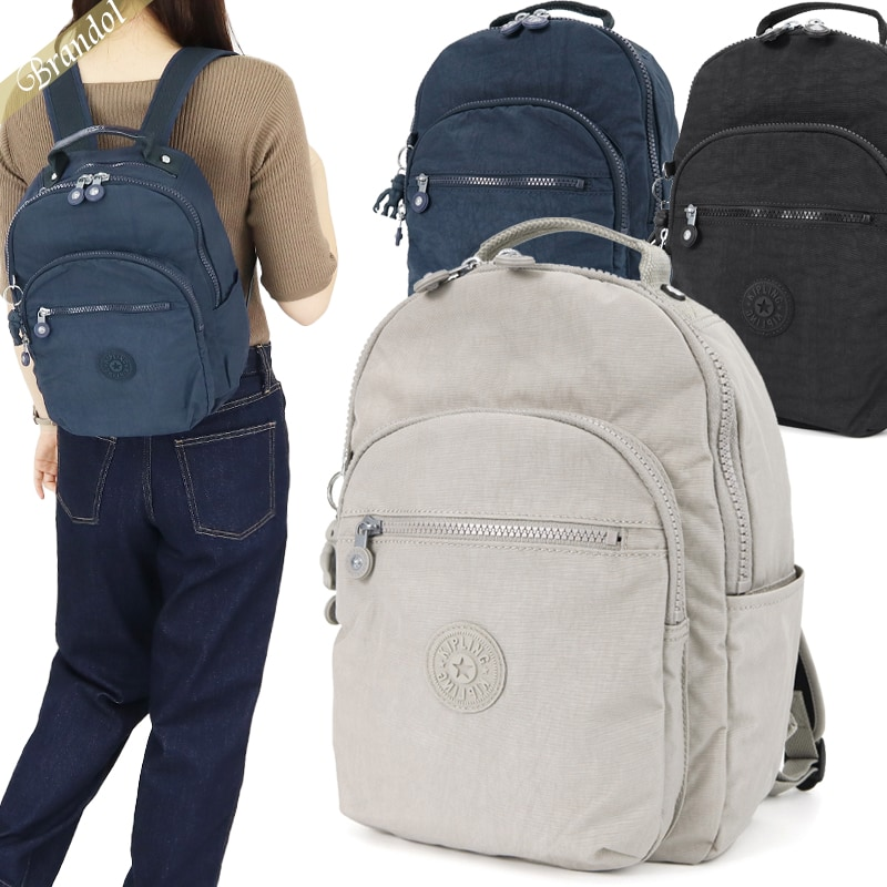 Kipling 凯浦林女士帆布双肩背包SEOUL Soul S号 KI4082