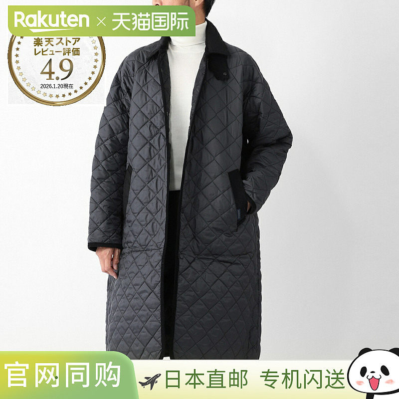 日本直邮LAVENHAM Chantry LV12008 G95 灯芯绒长款绗缝外套 男士