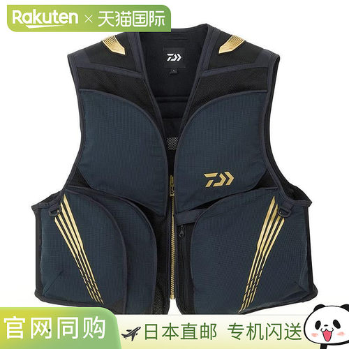 日本直邮Daiwa Wear 救生衣DV-2126 Cool Short Vest M 黑色