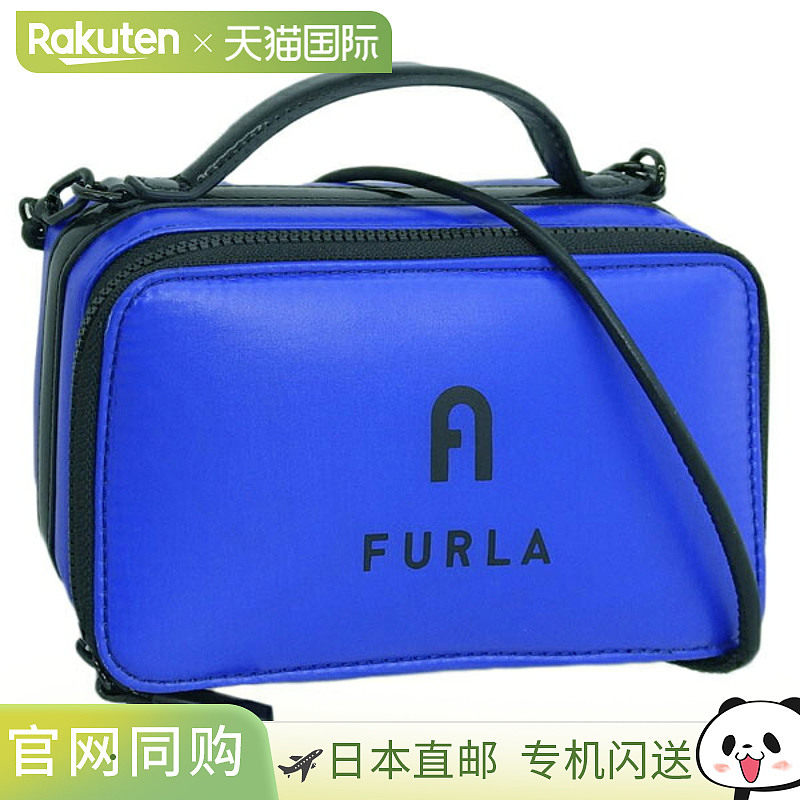 日本直邮FURLA 包袋 女士 2WAY 单肩包 手提包 蓝色 FURLA BABYLO