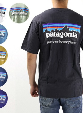 Patagonia 巴塔哥尼亚P-6 Mission男女款LOGO印花短袖T恤115551