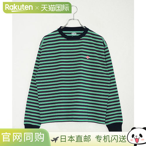 日本直邮DANTON 长袖T恤 DT-C0269TCB 多色条纹