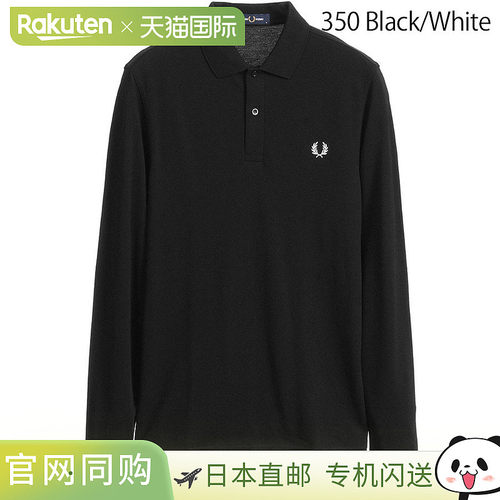 日本直邮Fred Perry M6006 长袖Polo衫珠地布男士 女士 中性款纯