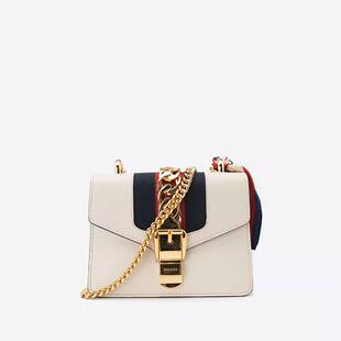 现货GUCCIGUCCI新品 MINI塞尔维亚锁扣真皮小方包女士斜跨包单肩包