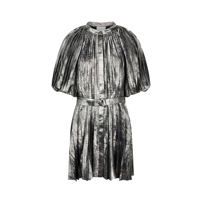 ACLER春夏优雅百褶收腰连衣裙