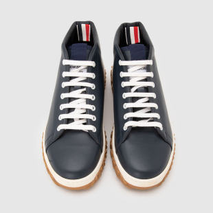 牛皮系带男运动休闲高帮板鞋 TB汤姆布朗春夏新品 BROWNE 现货THOM