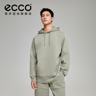 26新简约纯色连帽卫衣运动休闲外套男EN253SW002 NRL联名 ECCO