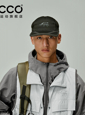 ECCOx白山系列 26新款户外运动休闲通勤鸭舌帽子男士EW261C001G