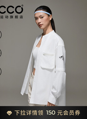 ECCOx白山联名胶囊系列防泼轻薄户外休闲衣男女同款EW251J012