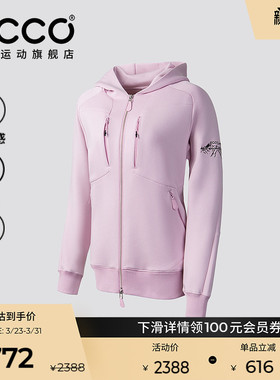ECCO×白山联名胶囊系列 简约百搭透气外套户外休闲衣女EW24AWT01