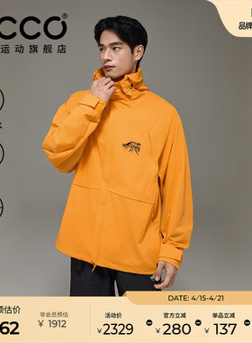 ECCOx白山联名胶囊系列户外防泼防晒软壳衣男女同款EW251J011
