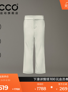 ECCO爱步高尔夫微喇裤女 夏季新款弹力凉感九分裤EG261P031