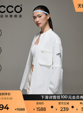 ECCOx白山联名胶囊系列防泼轻薄户外休闲衣男女同款EW251J012