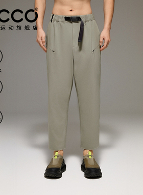 ECCOx白山联名系列26新休闲徒步户外防泼水软壳裤男EW261P035
