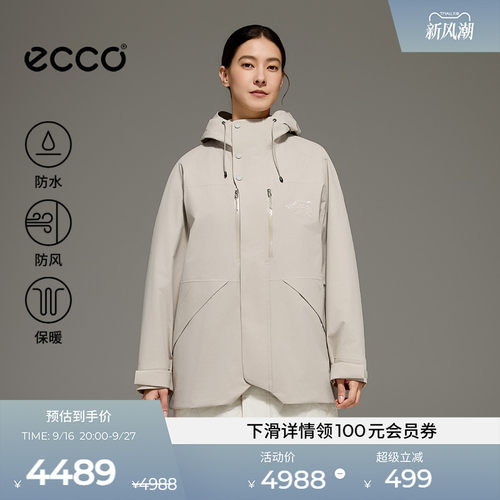 ECCOX白山联名防风防水女棉衣