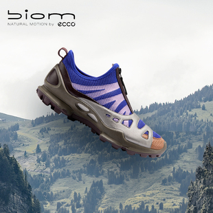 ECCO x NRL联名 26新款潮流透气运动徒步鞋女健步BIOMC踪迹810493
