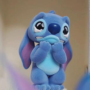 史迪奇盲盒迪士尼怪可爱系列植绒肌肉决战钢图潮玩手办公仔摆件