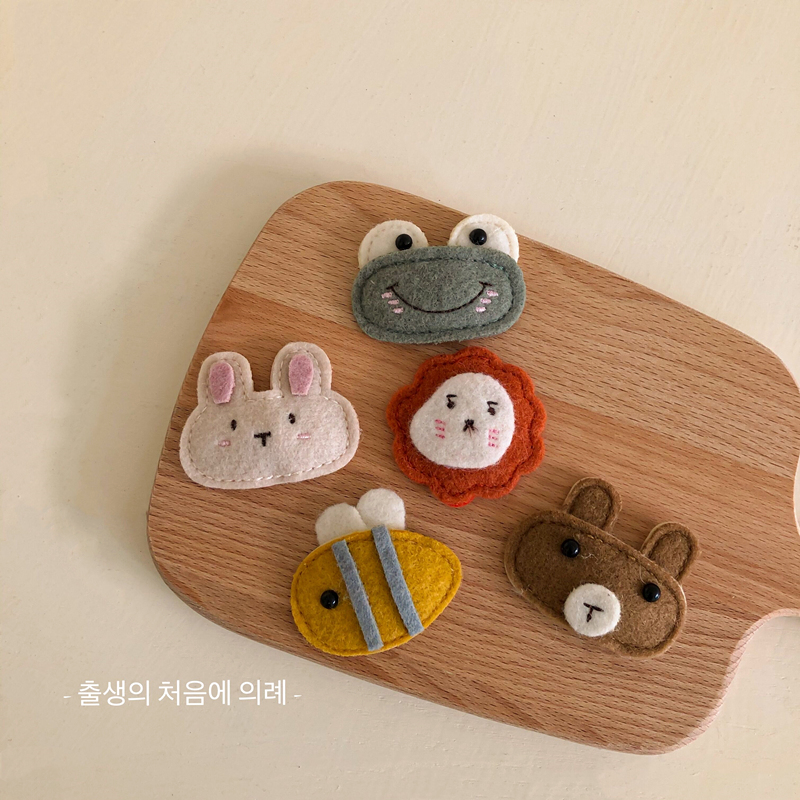 韩国ins可爱儿童卡通动物发夹