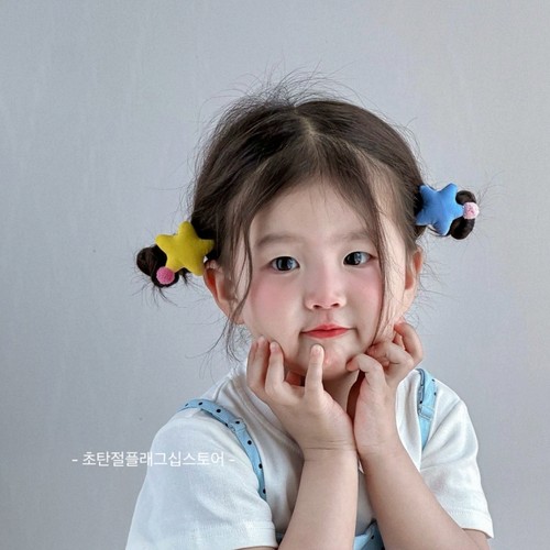 2025宝宝星星发圈皮筋儿童发绳