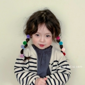 20根装 可爱小女孩发圈秋冬头饰宝宝扎头绳女童皮筋儿童发绳发饰