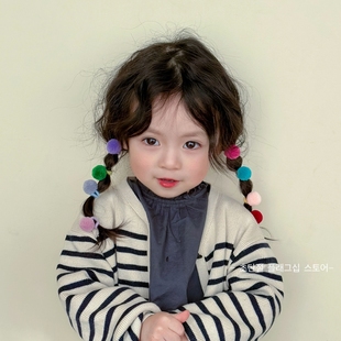 20根装~可爱小女孩发圈秋冬头饰宝宝扎头绳女童皮筋儿童发绳发饰