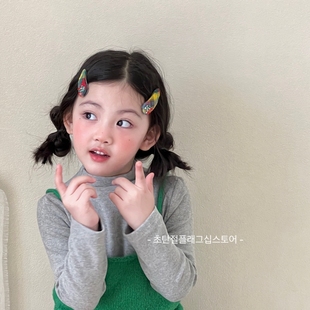 儿童刘海碎发夹洋气时尚发夹新款高级感发卡小女孩女童头饰宝宝夹