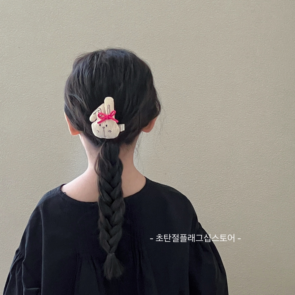 可爱卡通小熊小兔儿童发夹头饰女童刘海碎发发卡小女孩bb夹子韩版