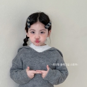 秋冬气质儿童毛绒发夹新款 小女孩刘海碎发bb夹子宝宝发卡女童头饰