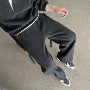 运动裤 卫裤 男春季 Nick 简约休闲风长裤 纯色松紧腰直筒裤 新款 Tian