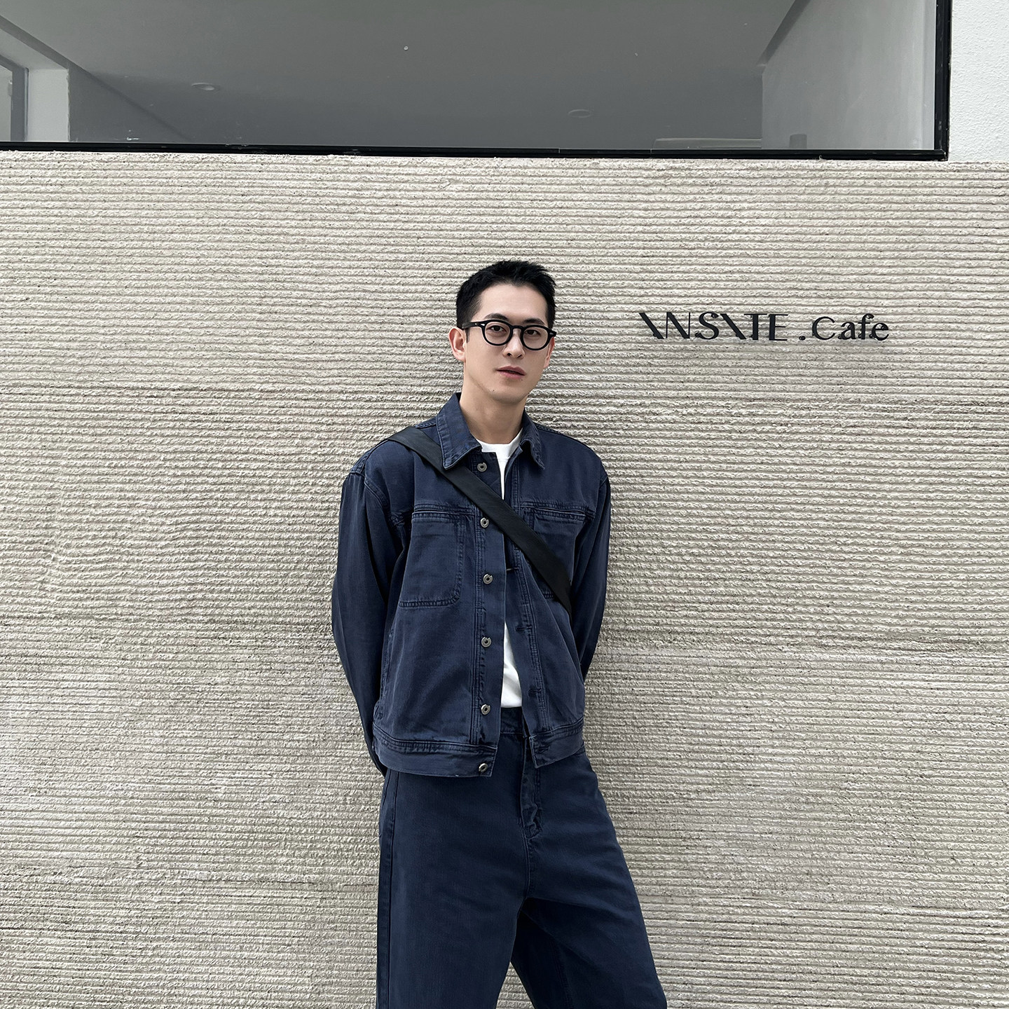 Nick Tian 春季新款韩系复古牛仔外套男翻领时尚百搭宽松休闲夹克
