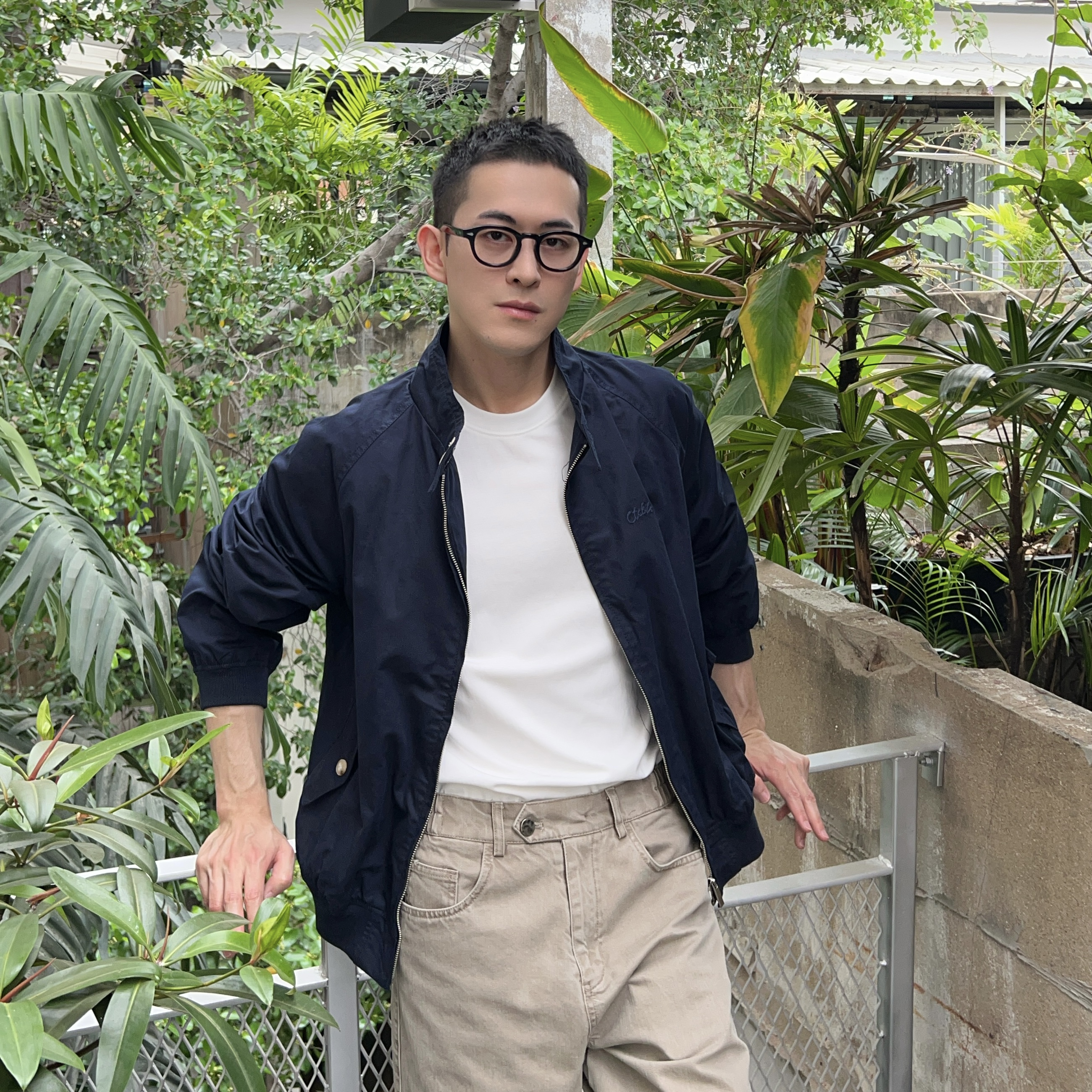 NickTian韩版休闲夹克风衣外套