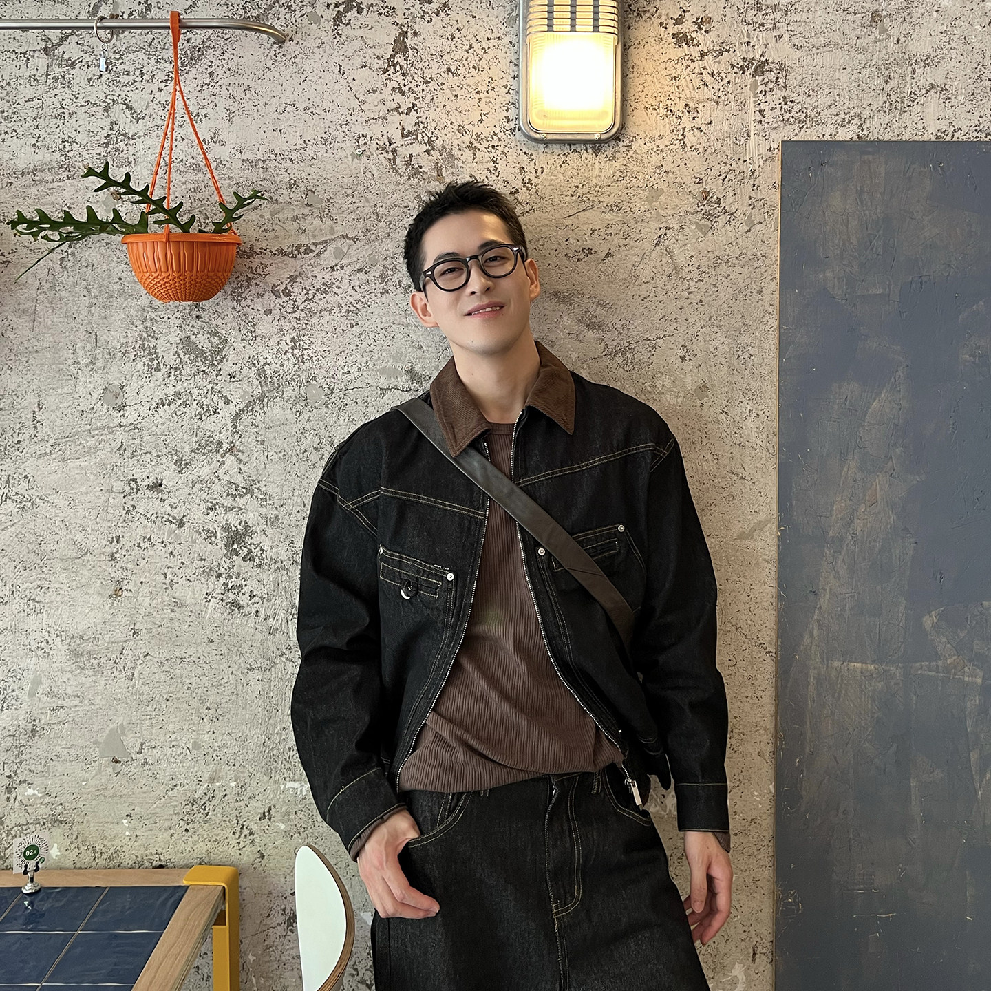 Nick Tian 复古工装翻领拼色牛仔外套男秋季新品韩版简约牛仔夹克,男装,牛仔外套,淘宝优惠券,粉丝福利购,淘宝优惠卷