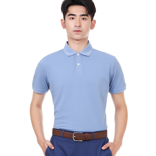 夏季polo衫翻领T恤宝马汽车4S店工装商务休闲定制刺绣logo制服