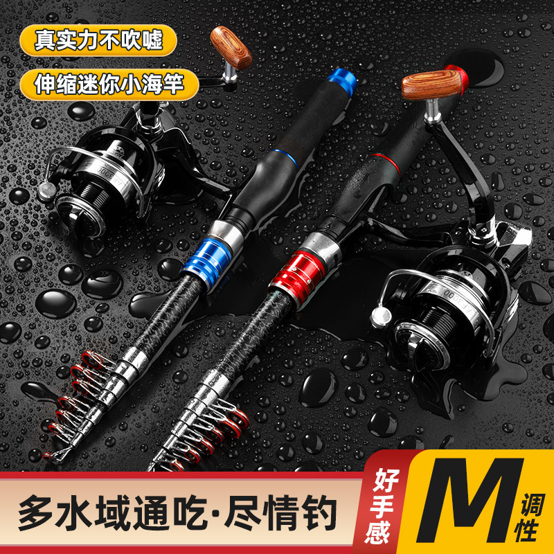 迷你小海竿抛竿超短节鱼竿超硬小海杆套装远投钢笔裸竿路亚竿甩杆,户外/登山/野营/旅行用品,海钓竿,淘宝优惠券,粉丝福利购,淘宝优惠卷