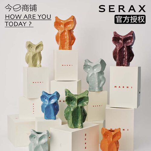 SeraxMarni猫头鹰花瓶