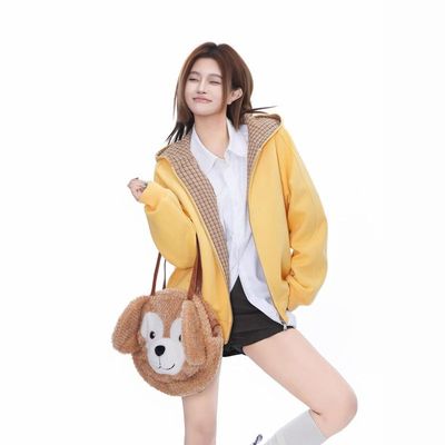 潮卫衣外套新款开衫秋季女款连