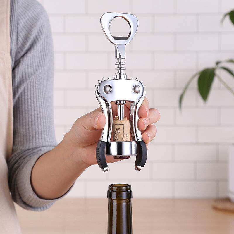 红酒开瓶器家用多功能起酒器不锈钢葡萄酒啤酒瓶起子开酒器海马刀