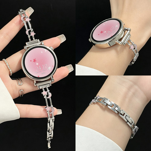 适用oppo手表watchx3mini手表带新款x2mini女士专用4pro夏季高级感表链watchs智能运动替换表带高端颜值pro版