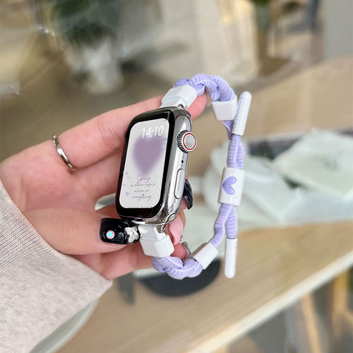 云顶适用iwatch手表表带手绳编织