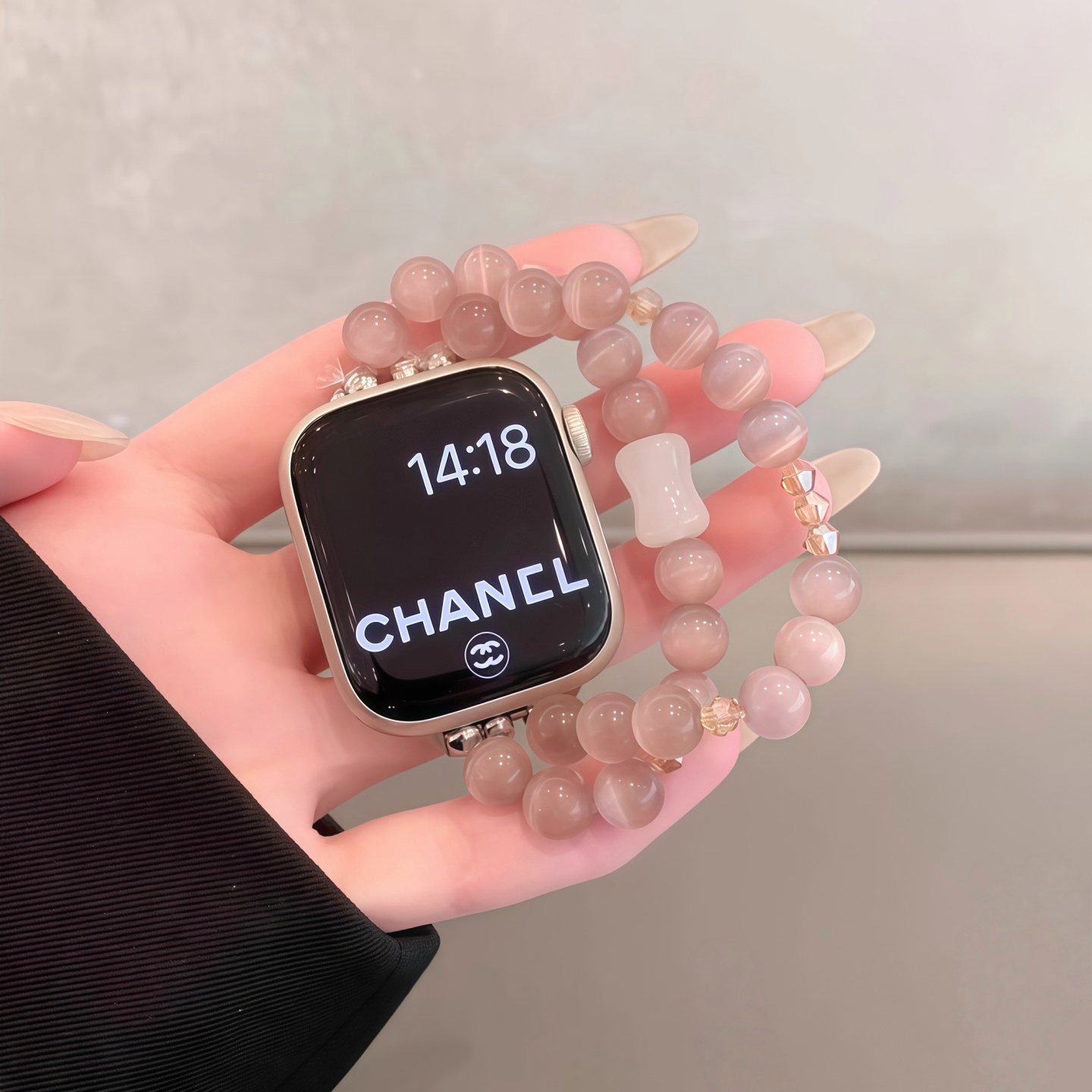 云顶适用红米watch猫眼石手链带