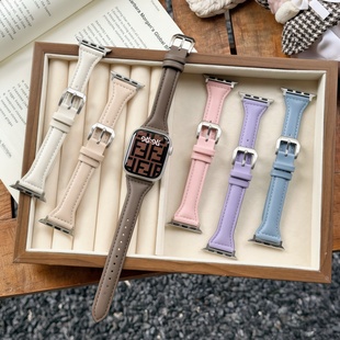 配件 GT秋冬小蛮腰皮质腕带男女GT智能运动watch3替换带时尚 适用vivowatchgt2表带iQOO手表表带VIVO WATCH