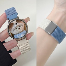 适用vivowatch5手表表带watch3新款撞色编织磁吸扣尼龙腕带vivo智能运动watch2/1代男女IQOO WATCH透气替换带