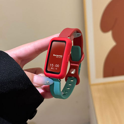 云顶适用华为手环反扣硅胶表带