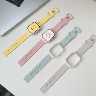 适用红米watch5表带4代新款装甲款硅胶腕带红米手表Redmiwatch5/4/3/2/1糖果色男女替换保护壳配件云顶创想