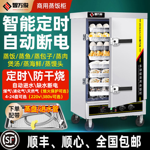 蒸饭柜商用大小型电蒸箱燃气蒸车