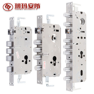 玥玛多功能不锈钢锁体方舌圆柱防卡死齿轮双活双快防盗门智能