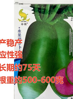 申萌穿心红萝卜种子品质特佳