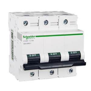 Schneider Electric/施耐德 C120H 3P C 100A断路器:A9N19818