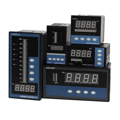 皓仪KCM-84ABS温度压力液位4-20mA光柱显示控制仪带变送输出仪表