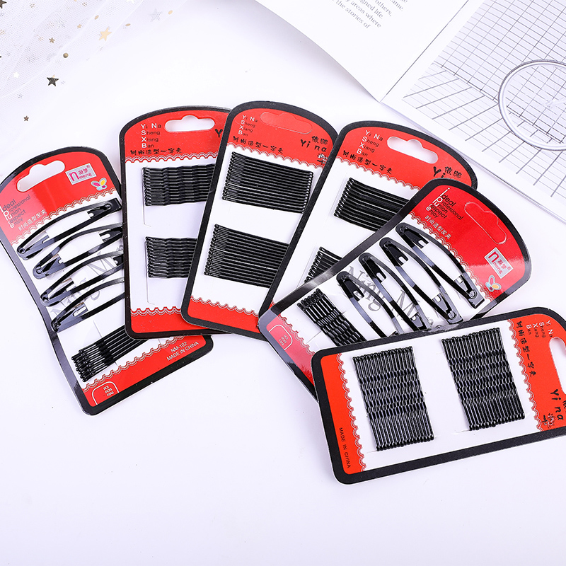 黑色碎发发夹发卡一字夹卡子